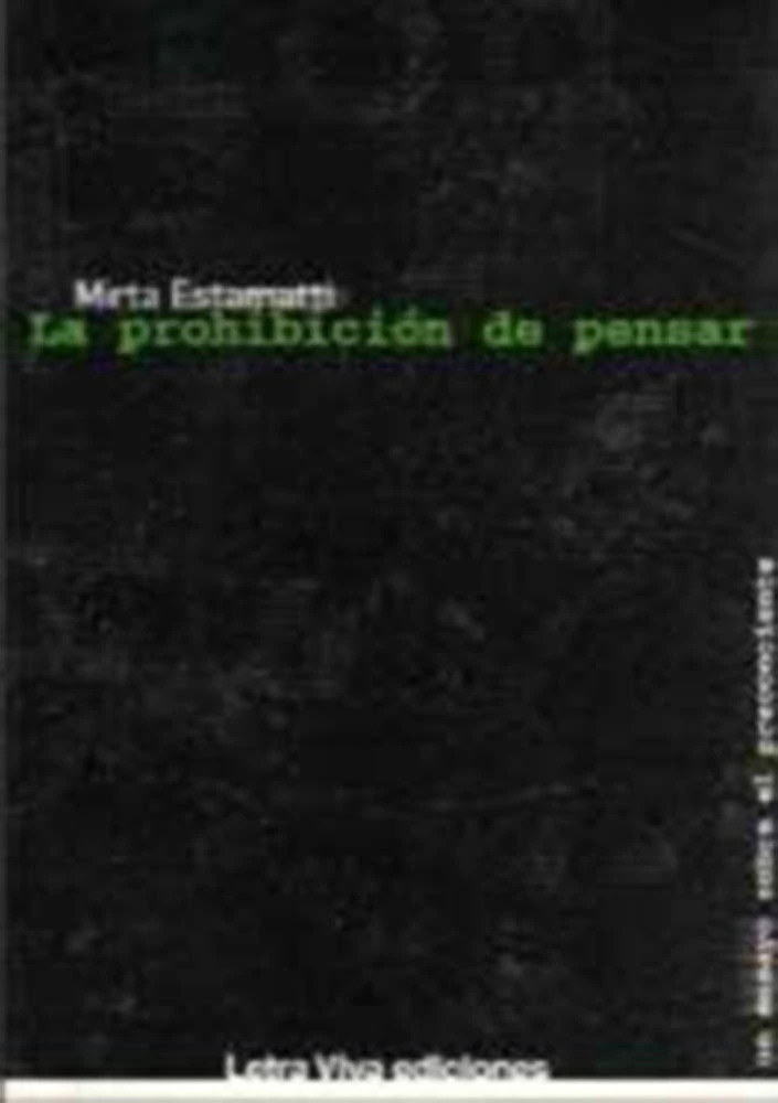 La prohibición de pensar